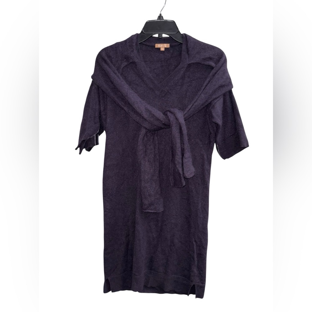 KIER + J Deep Purple 100% Cashmere  Dress Size Medium